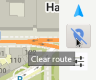 išvalyti navigaciją